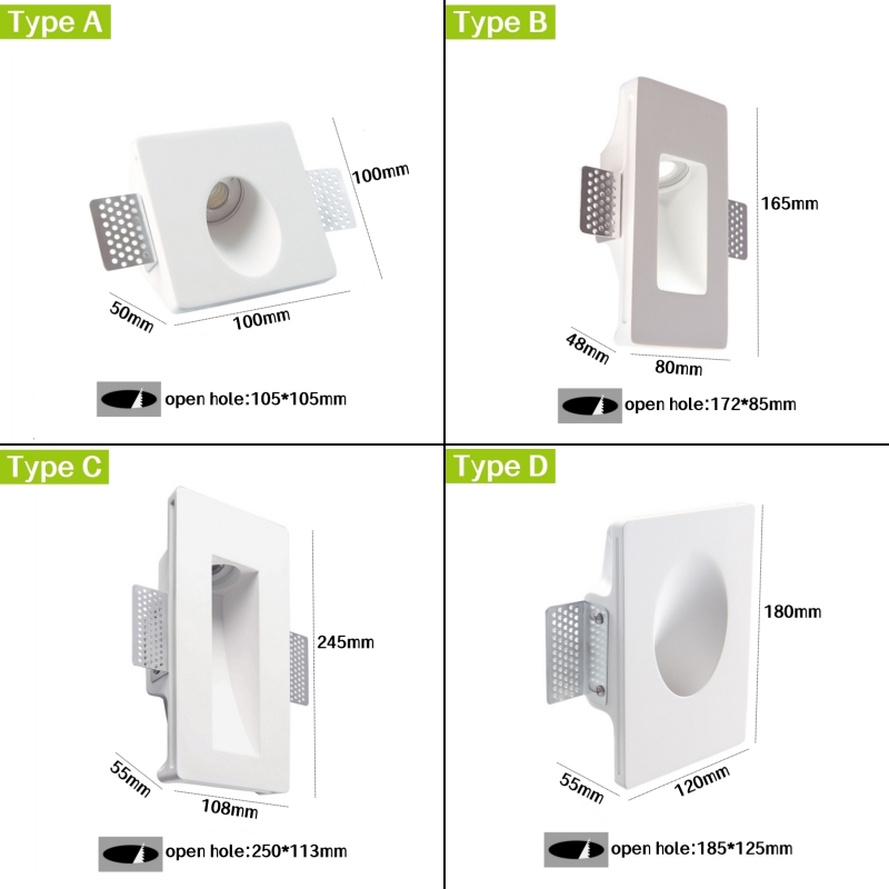 Embedded LED Step Wall Lamp GU - Decor Lighting Floor Lamps review and price