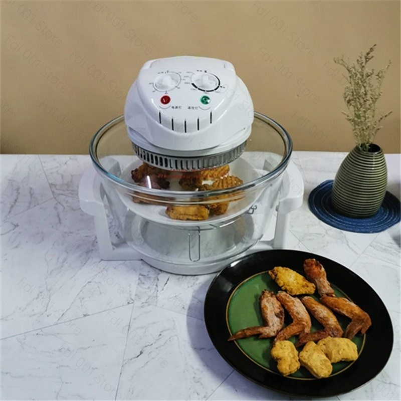 Glass Air fryer Light wave fur - Lighting Visual review and price