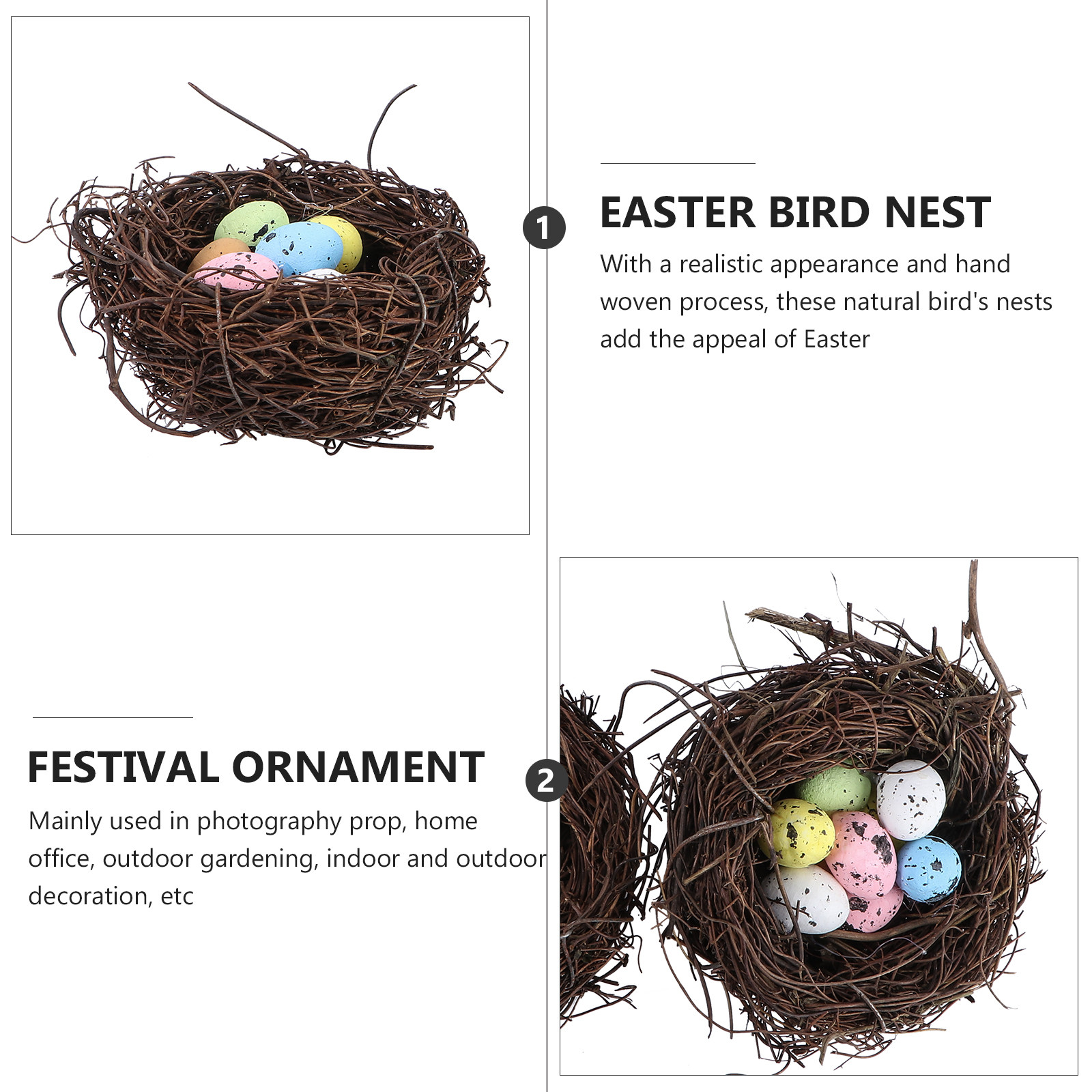 2Pcs Easter Simulation Eggs Ne - Lighting Home Decor Items review and price
