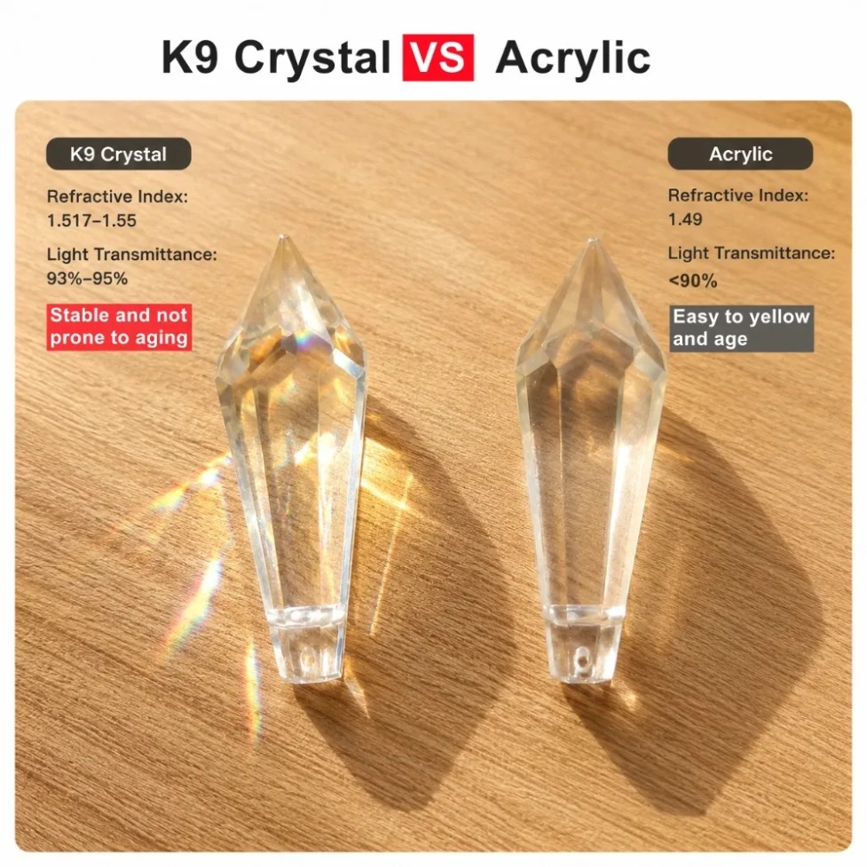 1/5/10PCS K9 High Transparent  - Decor Lighting Fixtures review and price