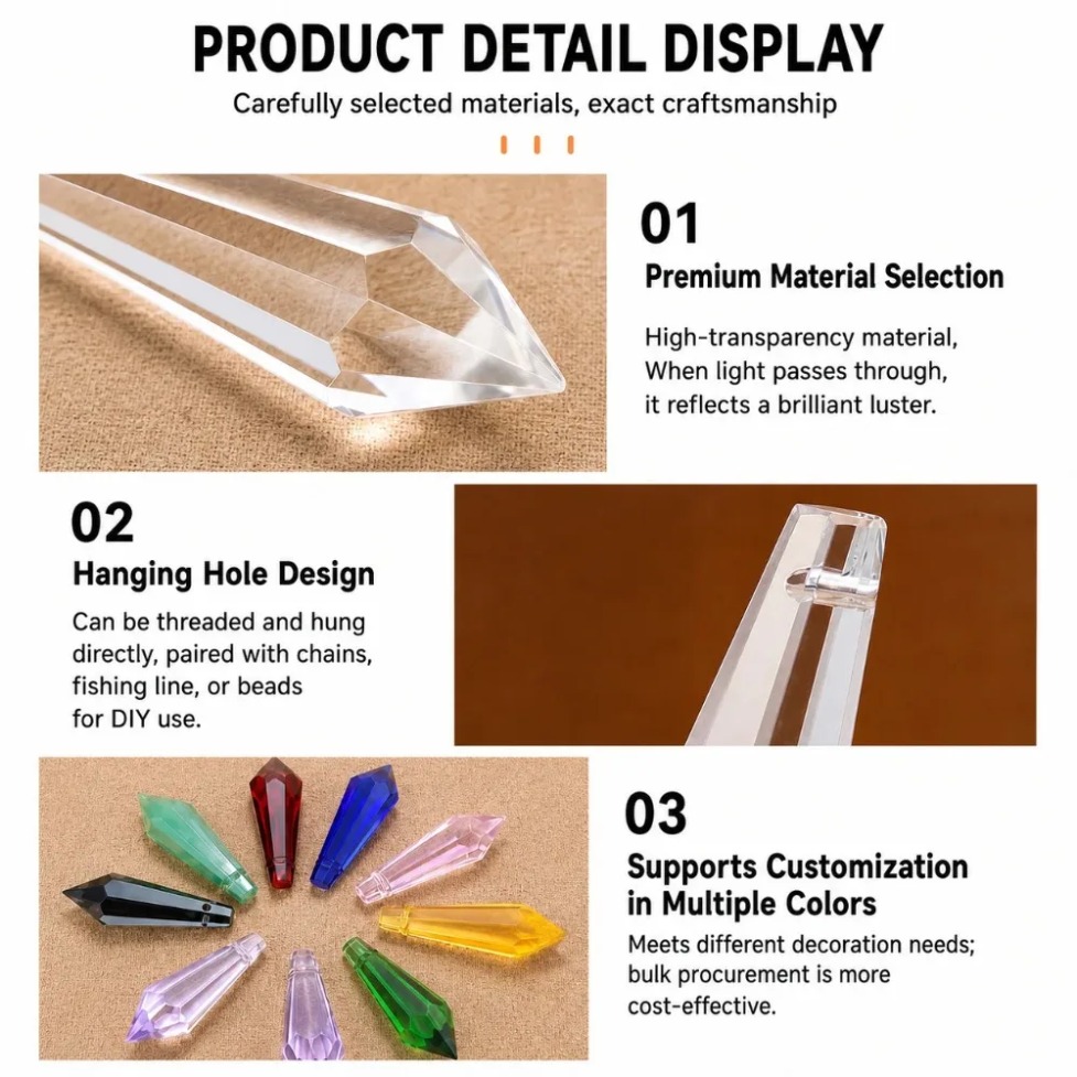 1/5/10PCS K9 High Transparent  - Decor Lighting Fixtures review and price