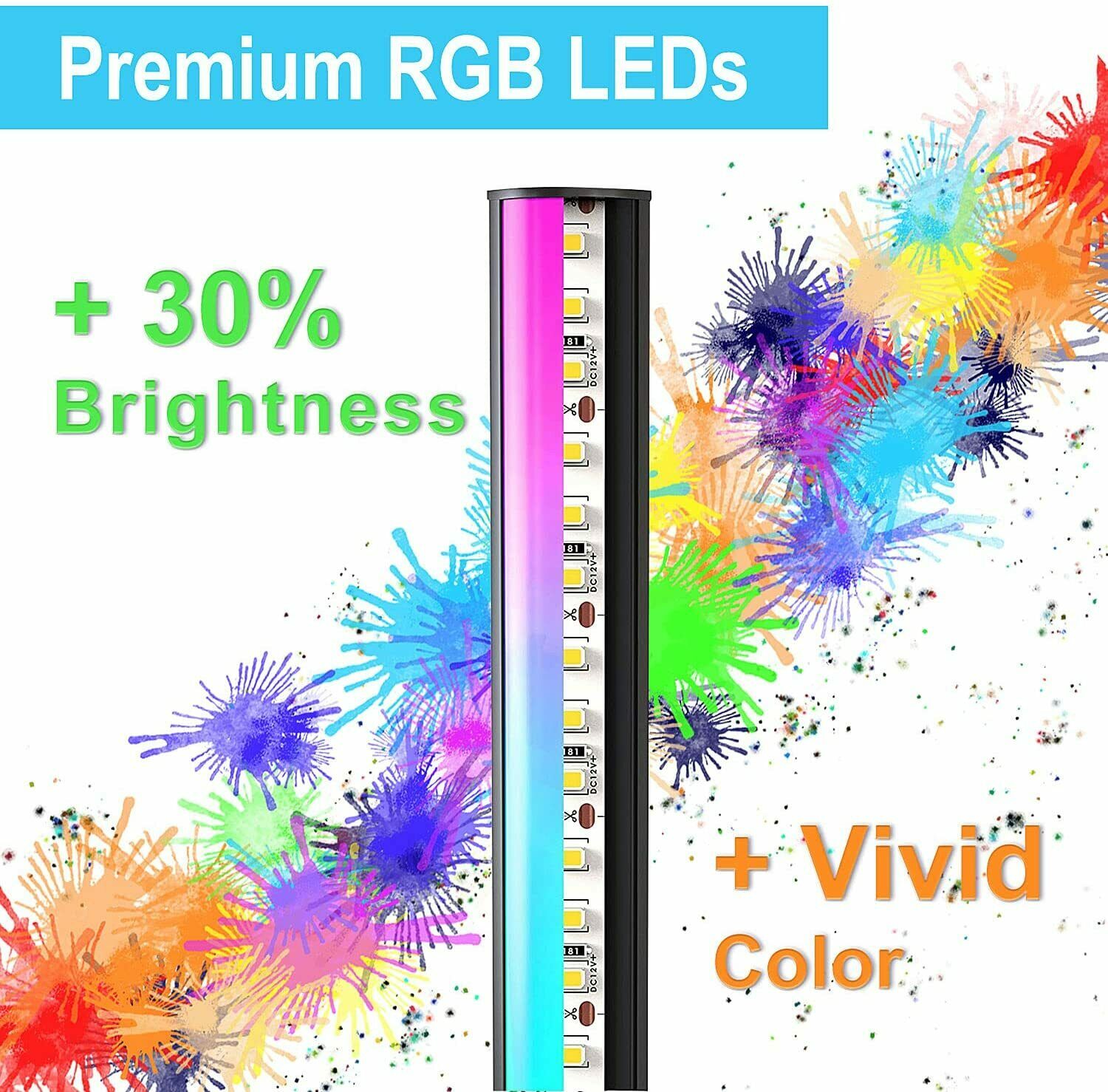Modern RGB LED Corner Lamp, St - Decor Lighting Floor Lamps review and price