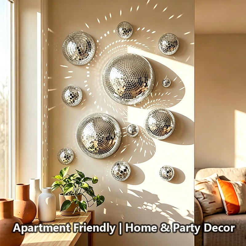 Mirrored Glass Half Sphere Dis - Disco Ball Mirror review and price