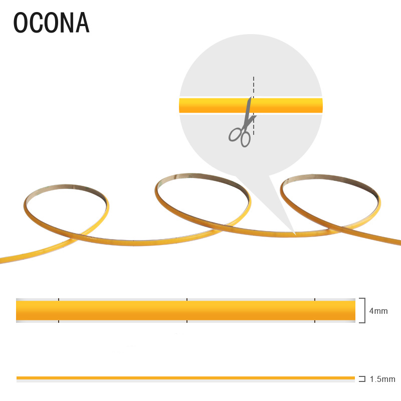 4mm Narrow COB LED Strip Light - Lighting Mcqueen Bedroom Decor review and price