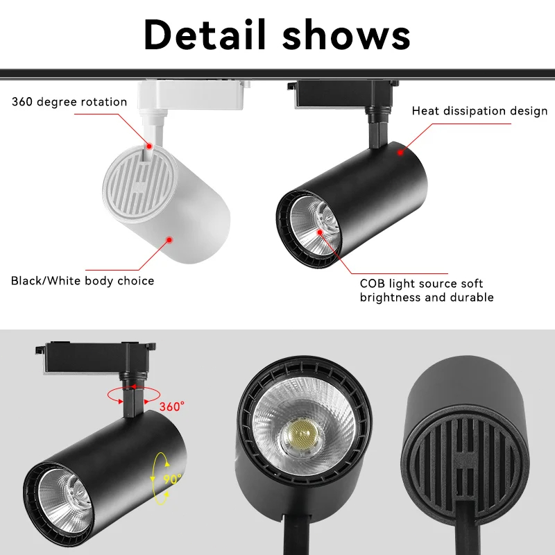 Set LED Track Light 110v 220v  - Decor Lighting Fixtures review and price
