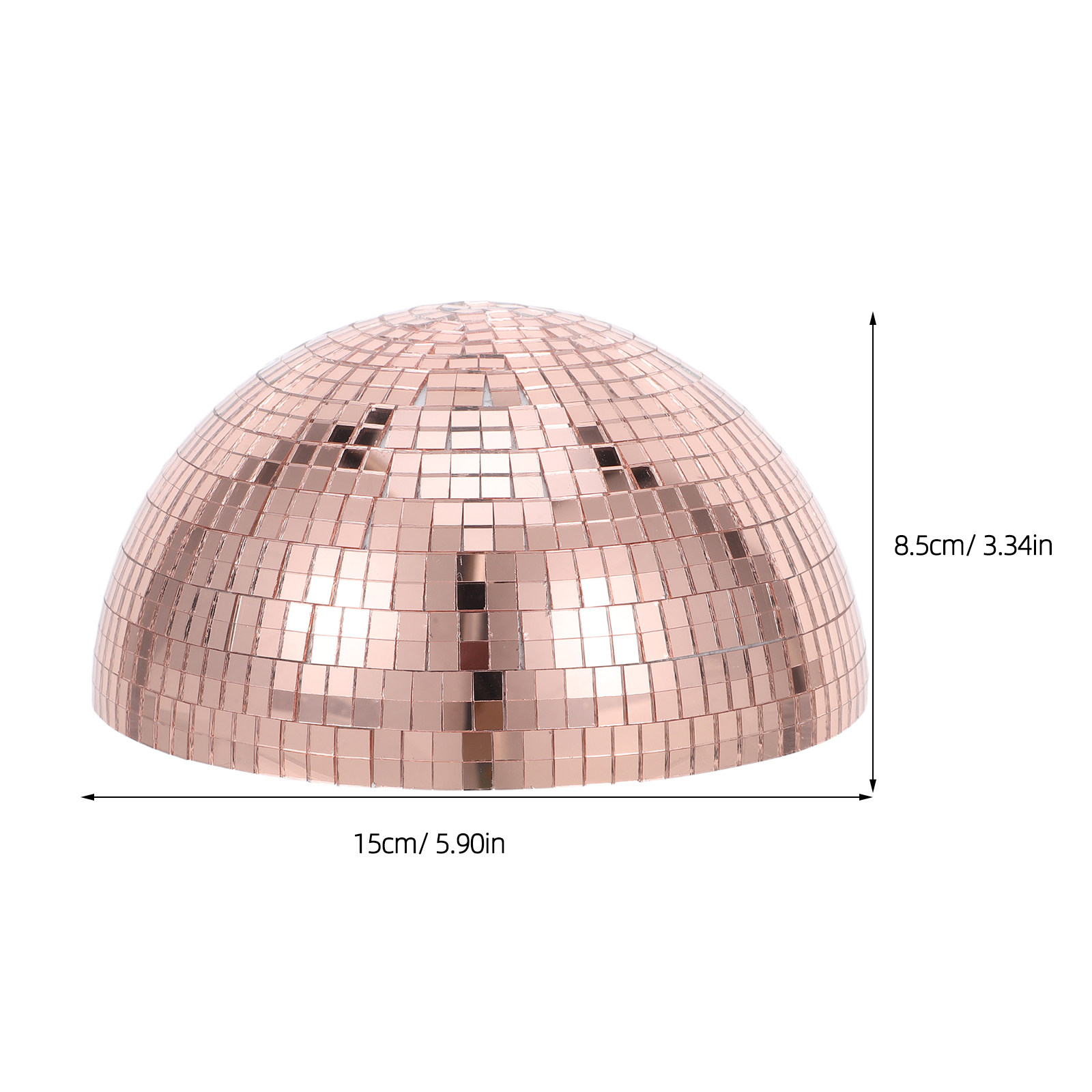 Half Garden Mirror Globe 15Cm  - Disco Ball Mirror review and price