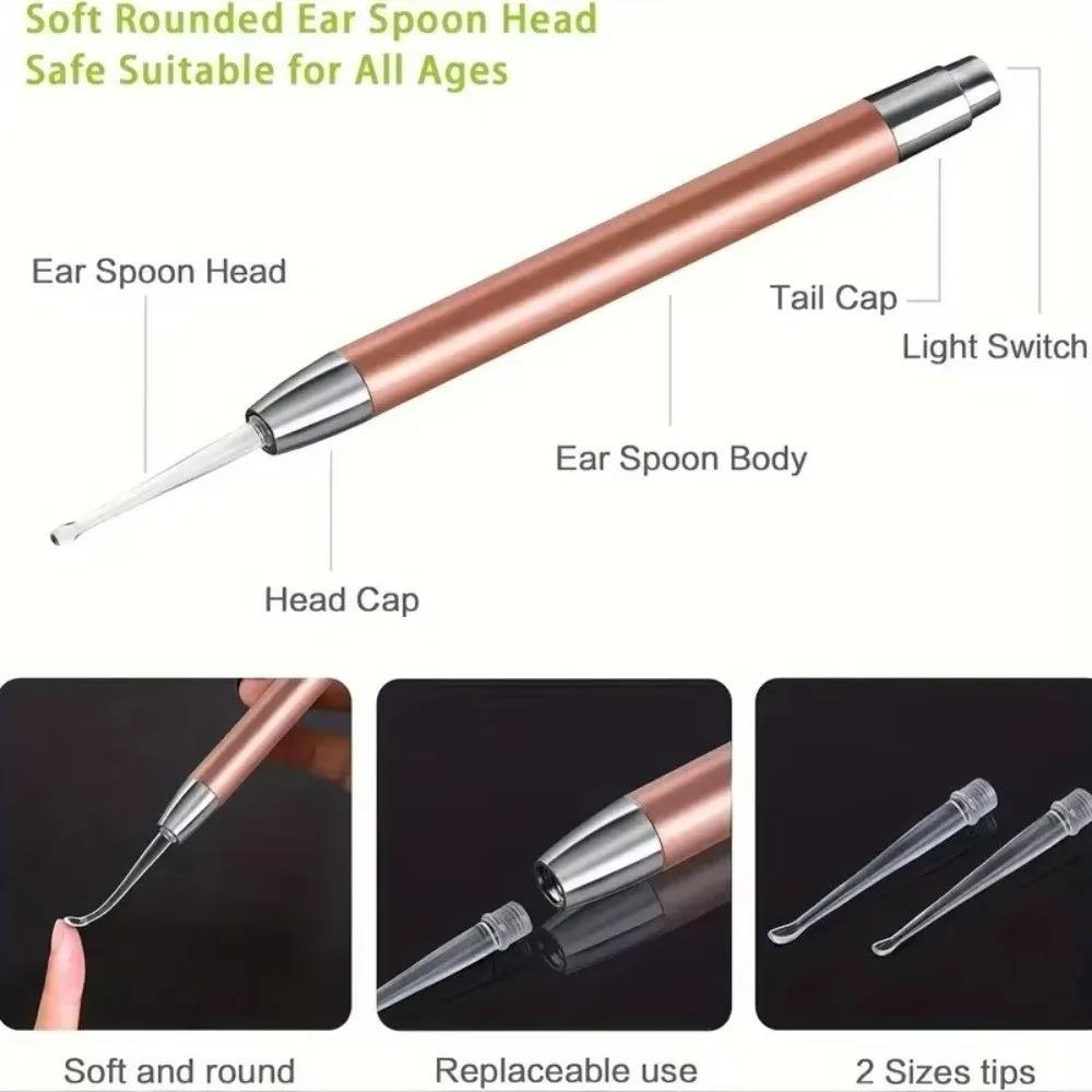 Stainless Steel Luminous Ear S - Lighting Visual review and price