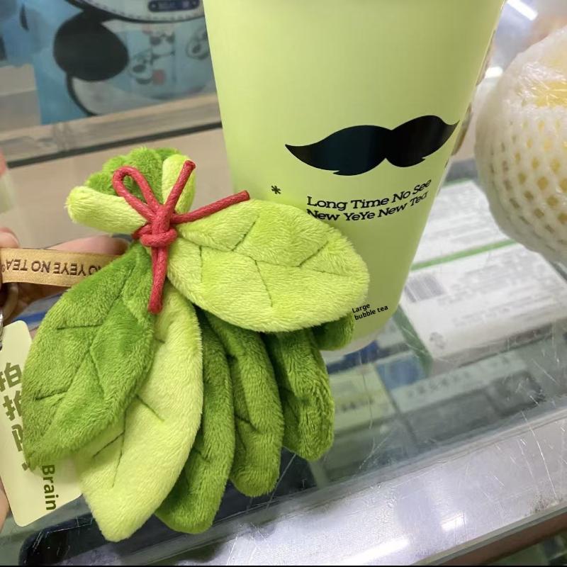 1Pcs Pomelo Leaf Plush Pendant - Lighting Mcqueen Bedroom Decor review and price