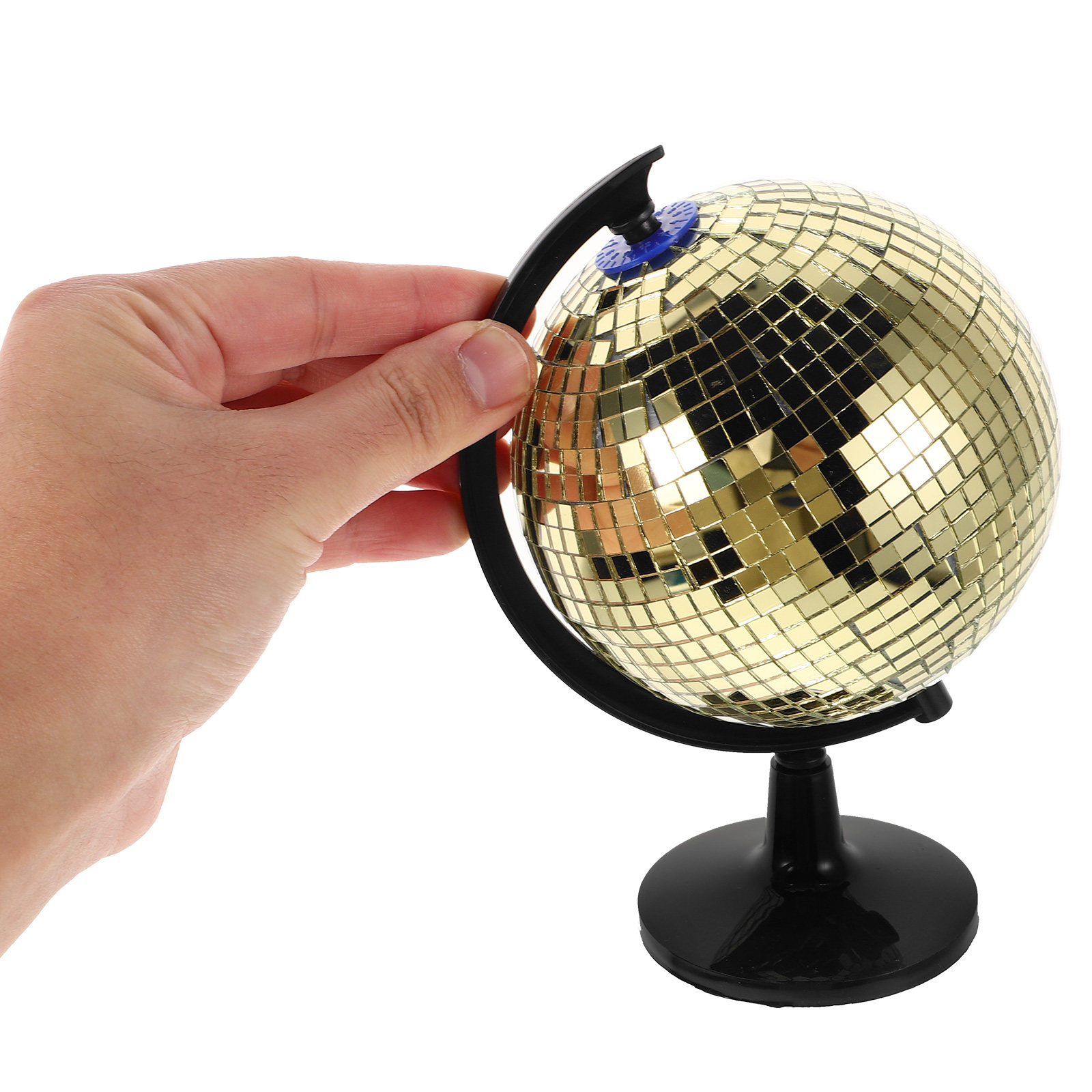 Golden Rotating Disco Globe Re - Disco Ball Mirror review and price