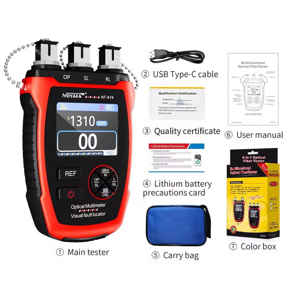 Noyafa NF-919 Optical Power Me - Lighting Visual review and price